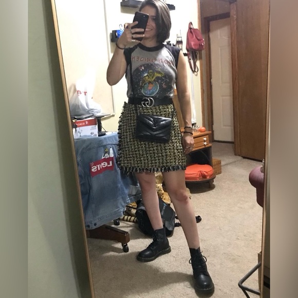 NEW NBD X REVOLVE Orion Tweed Wrap Skirt - Picture 9 of 9